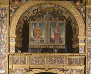 San Basián y San Ambrosio, Obispo de Milán, 1507 de Matteo Chiesa